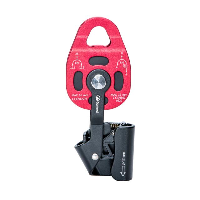 Polia de Carga Durável para Resgate em Esportes ao Ar Livre - Equipamento Profissional de Escalada e Levantamento Seguro
