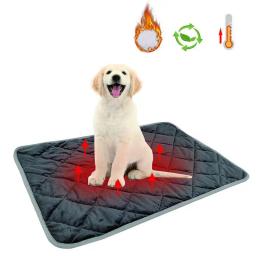 Pet Auto Almofada De Aquecimento Cobertor De Calor Térmico Para Gatos À Prova D' Água Quente Cães Cama Super Macio Para Coelhos Filhotes Idosos Animais Frio - Image 3