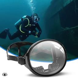Ultra Wide HD Livre Máscaras De Mergulho, Snorkeling, Metal Border, Homens e Mulheres Óculos De Natação, Adulto, Equipamento De Mergulho - Image 1