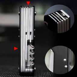 8 em 1 multifuncional faca dobrável auto-defesa sobrevivência ao ar livre acampamento multi-ferramenta edc facas de bolso portátil ferramentas manuais - Image 6