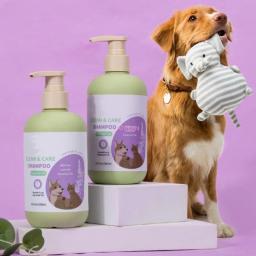 Champô para Cães, 2 em 1, Condicionador Hipoalergénico, Hidratante, Perfume de Lavanda para o Cabelo, Cão Malcheiroso, Probiótico, Pet Clean Supplies - Image 2