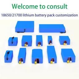 Bloco personalizado da bateria do Li-íon, BMS e carregador, 12V 24V 36V 48V 52V 60V 72V 10AH 20AH 30AH 40AH 50AH 60AH, 18650/21700 - Image 2