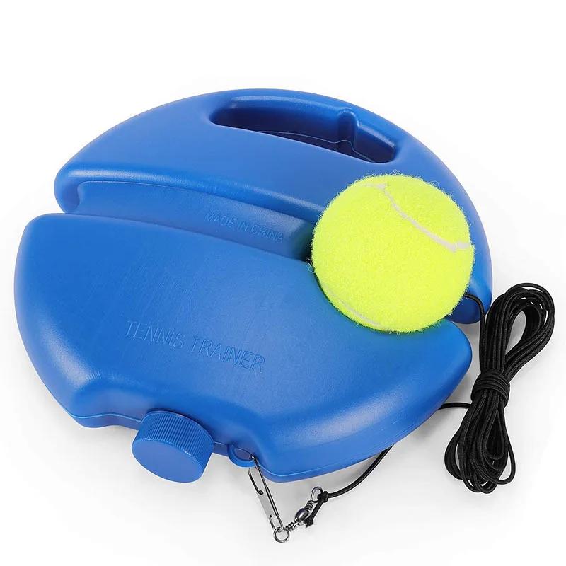 Ténis de Treino Aids Base com Corda Elástica, Bola Prática, Self-Duty Rebound, Treinador de Ténis, Parceiro Sparring Dispositivo, Perfeito - Image 1
