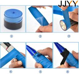 Raquete de tênis aperto fita absorver umidade badminton lidar com fita fosco anti-deslizamento overgrip para raquete de tênis raquete de badminton - Image 2
