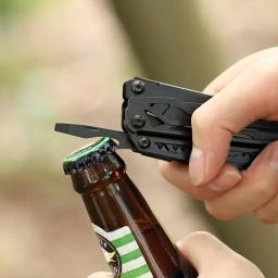 Xiaomi-NexTool Black Knight Ferramentas de acampamento multifunções, faca de sobrevivência ao ar livre, alicate dobrável, tesoura, kit de ferramentas multiferramenta de mão - Image 2