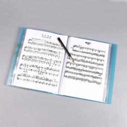 Pasta de música multi-camada para prática, armazenamento de documentos, organizador, folha, pasta, piano, A4, 40 páginas - Image 3