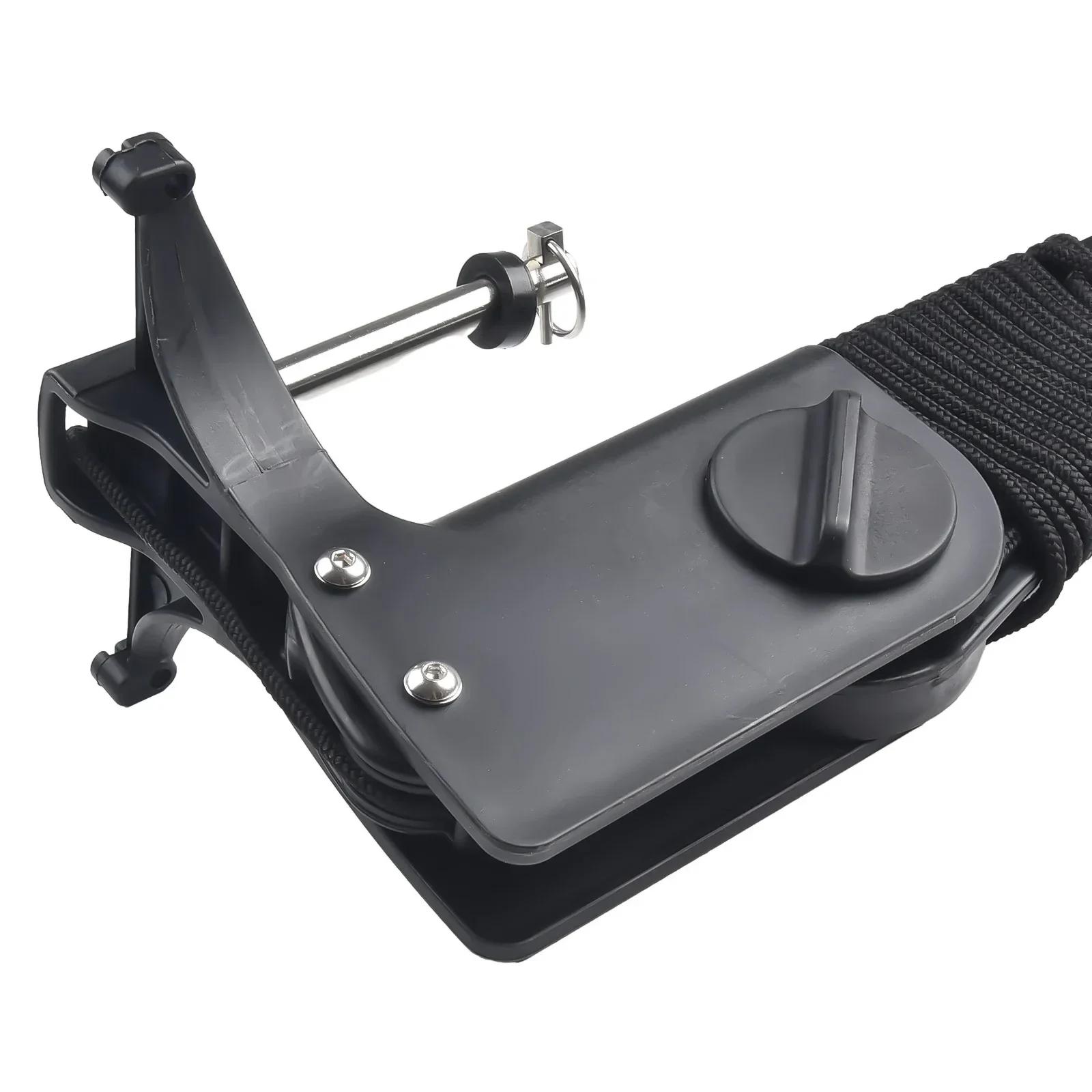 Leme de barco de canoa de caiaque com polia, sistema de controle de direção de barco de pesca, material de nylon, melhora a experiência de navegação - Image 1