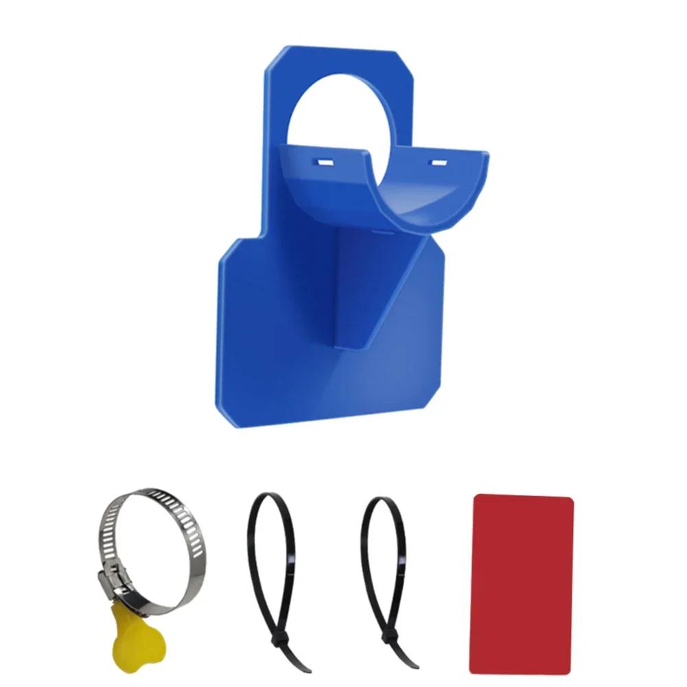 Suporte de fixação de tubulação de piscina, 2 peças para intex acima do solo piscina 30-38mm suporte de montagem de saída de mangueira com braçadeira de gravata de cabo - Image 1