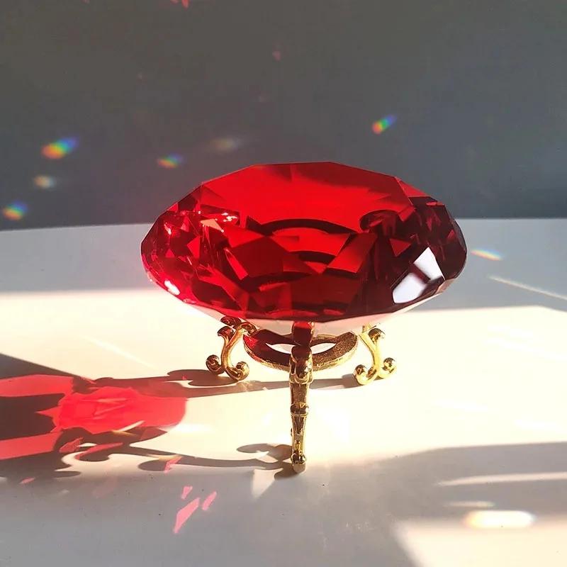 Diamante De Vidro De Cristal Para Decoração De Casa, 10 Cores, Ornamentos De Festa, Proposta Romântica, No Base Artesanato - Image 1