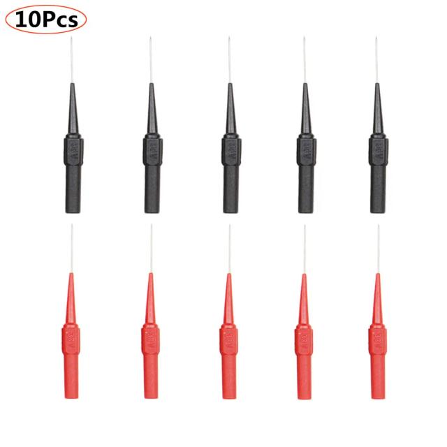 10pcs Sonda de Teste Agulha Multímetro 1mm Aço Inoxidável