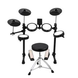 Bateria eletrônica com malha completa, instrumentos musicais profissionais, tambor elétrico acústico Pan, percussão de fábrica - Image 1