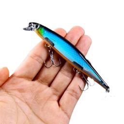Minnow iscas de pesca 11cm 13g de fundição longa artificial biônico falso isca ao ar livre equipamento de pesca acessórios - Image 5