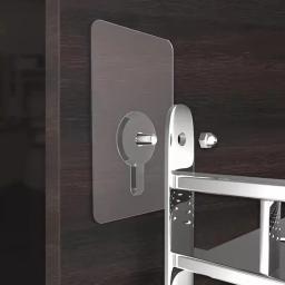 1/50 pçs ganchos adesivos fortes moldura de imagem parafuso unhas gancho cartaz foto relógio decoração parede cabides cozinha banheiro ganchos - Image 4