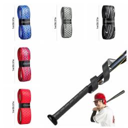 Fita antiderrapante Sweatband Baseball, Sensação seca, Listras PU, Resistente ao desgaste, Punho de raquete de tênis, Fita esportiva - Image 6