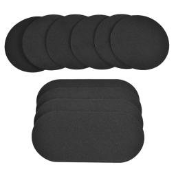 Drum Muffling Damper Pad para iniciantes e tambor profissional, Patch de pedais duplos, acessório durável, 10x - Image 5