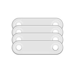Peças de reposição para capacete de hóquei, kit de reparo do capacete, adaptador de cinta do chin, esportes hóquei, adultos e jovens - Image 5