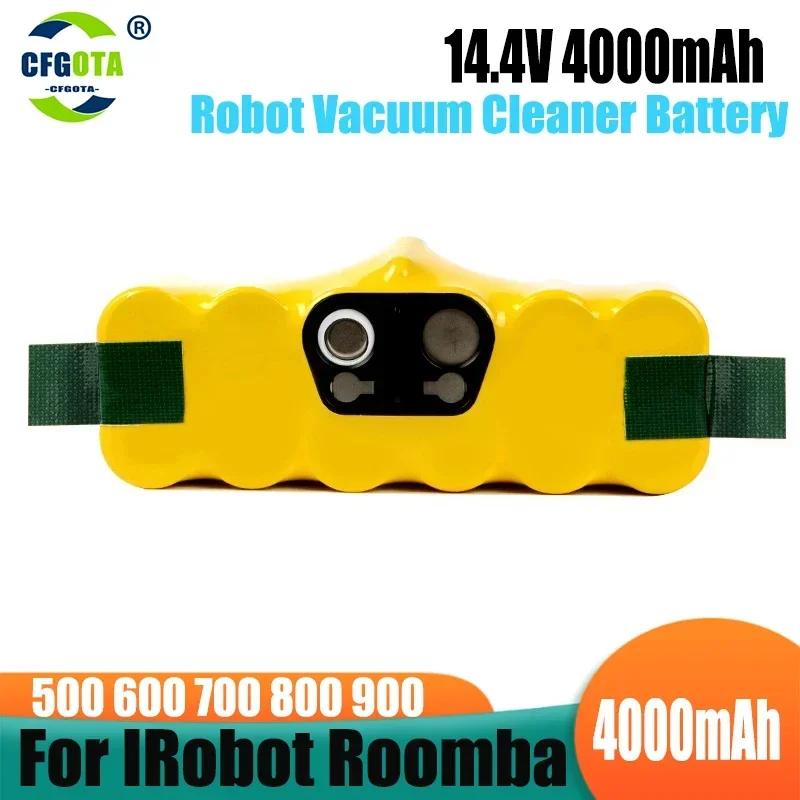 Bateria Robô Aspirador para IRobot, Roomba 500, 600, 700, 800, 900 Series, 14.4V, 620, 650, 770, 780, 580, 14.4V, 128000mAh - Image 1