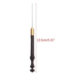 Ganchos crochê ergonômicos, agulha crochê com para fio crochê/contas, agulha crochê, ferramenta - Image 3