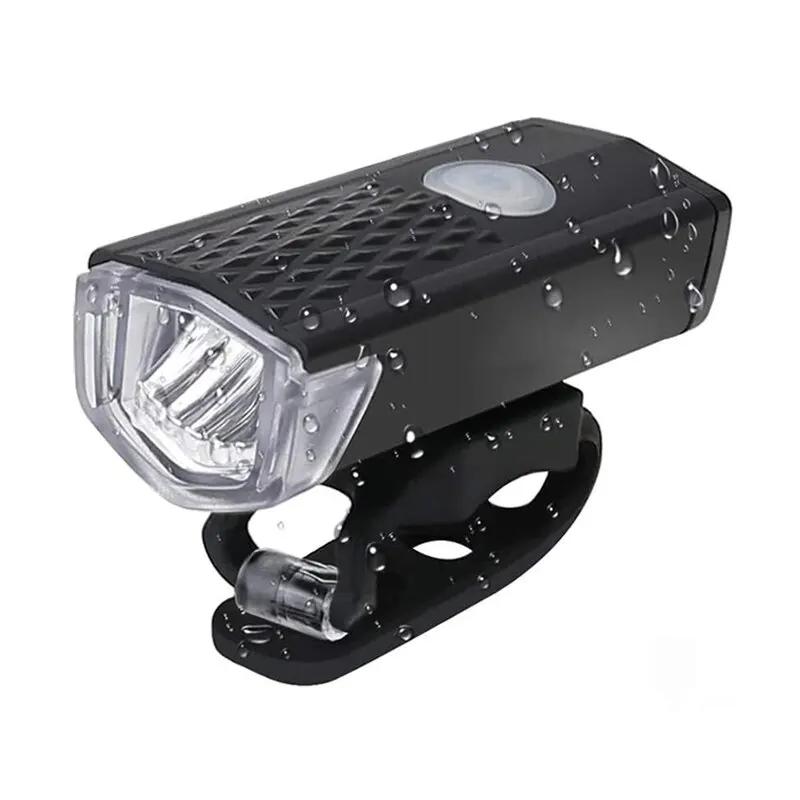 Frente luzes led para mountain bike, impermeável, recarregável, usb, para bicicleta, acessórios de ciclismo - Image 1