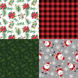 Kscraft 12 pçs 6 "único-lado impresso padrão de natal criativo papercraft papel de arte artesanal scrapbooking kit conjunto livros - Image 3