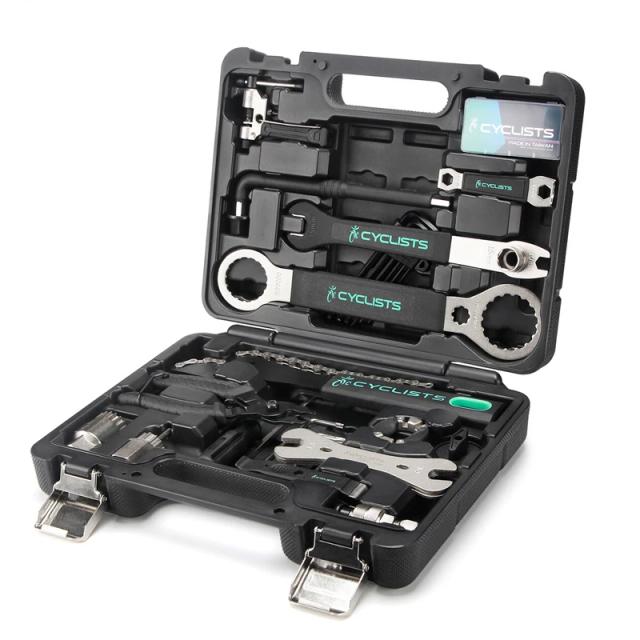 Bicicleta Multi-Função CT-K01: Kit Profissional de Manutenção 18 em 1 para Reparo de Bicicletas Iamok