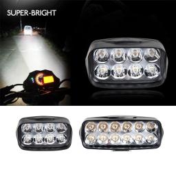 Farol LED da motocicleta, luz dianteira da bicicleta elétrica, lâmpada super brilhante do triciclo, acessórios da bicicleta elétrica, 8 LED, 12V, 16 LED - Image 6