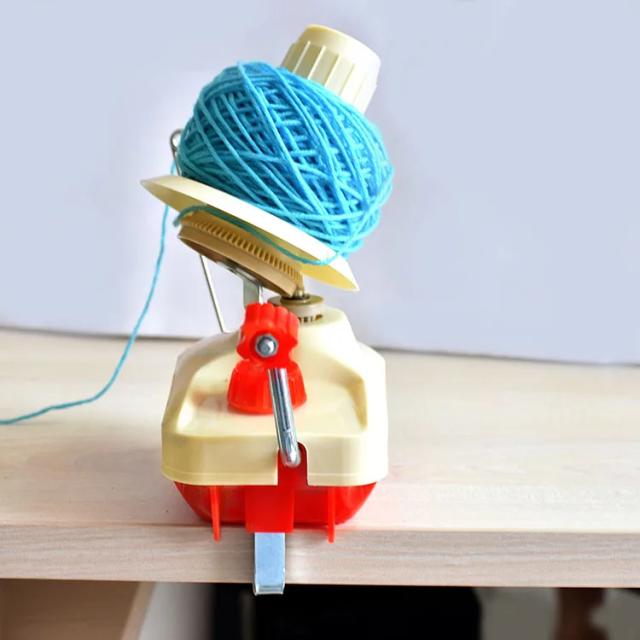 Máquina de Enrolar Fios e Cordas para Artesanato DIY: Bobinas e Ferramentas de Costura para Lã e Fibra