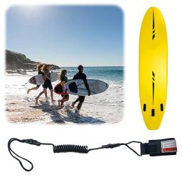 Premium Coiled Body Board Leash, TPU, Bodyboarding Leash, Tornozelo Strap, Surf Acessórios - Image 2