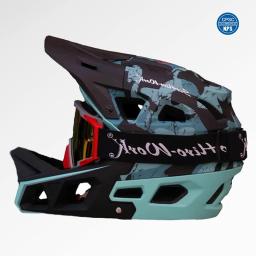 Ultraleve Full Face Ciclismo Capacete para Homens e Mulheres, MTB Downhill Capacete de Bicicleta, Motocicleta Bike Racing Kask - Image 5