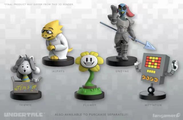 Estatueta Colecionável Oficial de Undertale - Figura de Ação 100% Original da Fangamer para Decoração de Mesa