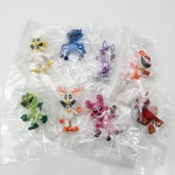 Personagens de desenhos animados Modelo Estatueta para Crianças, Bonecas Colecionáveis, 2 Figuras, Jogo Animal, Coelho, Gato, Cão, Urso, Presente de Brinquedo, 8Pcs, Conjunto - Image 6