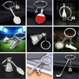 3D Metal Futebol Troféu Keychain para Eventos Esportivos, lembrança Keyring, pequeno presente, Copa Europeia, pingente periférico - Image 5