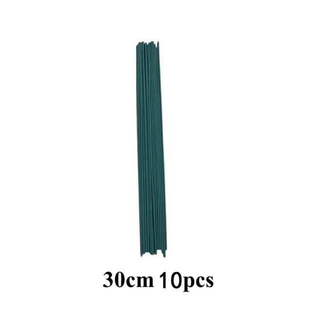 Varas Artesanais Flor do Fio: Acessórios DIY Verdes em 30 cm e 40 cm