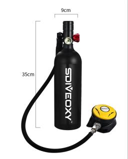 Tanque De Oxigênio De Mergulho Com Válvula De Respiração Cilindro De Pulmão, Snorkel Portátil, Subaquático Ao Ar Livre, Novo Em 10 Minutos, Mini Respiração - Image 4