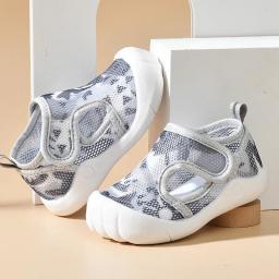 Tênis de rede antiderrapante com sola macia para bebês, sapatos clássicos para bebês, meninos e meninas recém-nascidos, primeiros caminhantes - Image 6