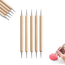 43 pçs/set Mão Ferramenta Multifuncional Ferramentas de Cerâmica Conjunto Saco de Armazenamento De Dobramento DIY Hand-made Ferramentas De Cerâmica de Barro De Cerâmica/Escultura - Image 5