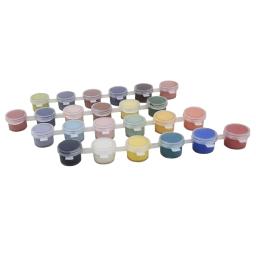 24Pcs Pigmentos Cerâmicos DIY Pintado Artesanato colorir Ferramenta Porcelana Glaze Underglaze Color Pigment Set para Iniciantes Adultos - Image 3