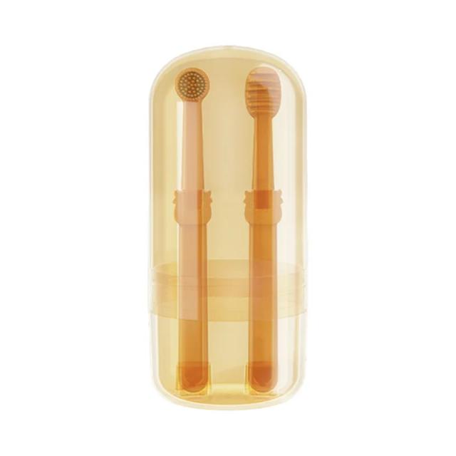 Escova de Silicone Macia para Pets com Clareamento Dental - Kit de Cuidado Oral para Cães e Gatos