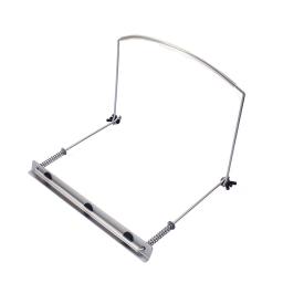 24 buracos porta-pescoço gaita, armação metálica, harpa, boca modelo, acessório órgão (prata) - Image 2