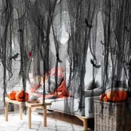 Halloween Horror Scene Gauze Adereços, Decoração da Casa Assombrada, Pano Assustador, Exterior, Interior, Casa, Festa, Terror, 1-10Pcs - Image 3