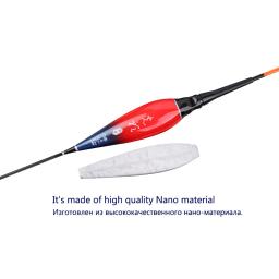3 pçs/lote Nano Flutuadores de Pesca Elétricos + 3pcs Tubo Flutuante + 1 Saco Ganchos Luminosos Boya Água Doce Bouy Noite Equipamento de Pesca Acessórios - Image 3