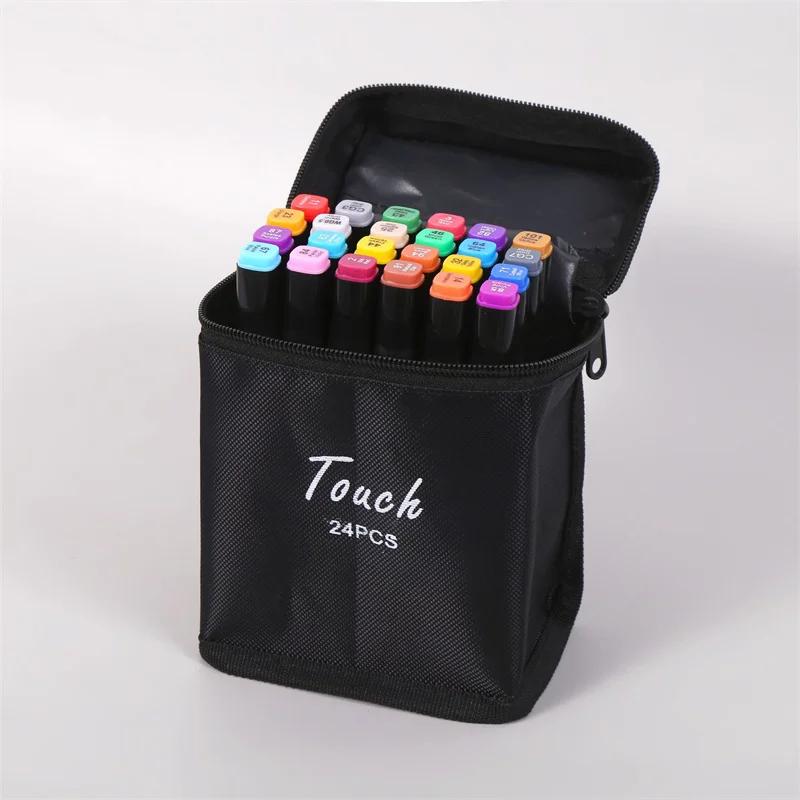 Double Art Marcador Pen Set, Álcool Baseado Marcador para Pintura a Água, Manga Desenho, Arte Escolar Suprimentos, 262 cores - Image 1