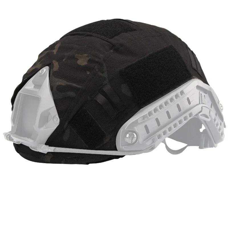 Fg atacs capa de capacete tático circunferência da cabeça 52-60cm capacete airsoft paintball wargame engrenagem cs capa de capacete rápido ourdoor - Image 1