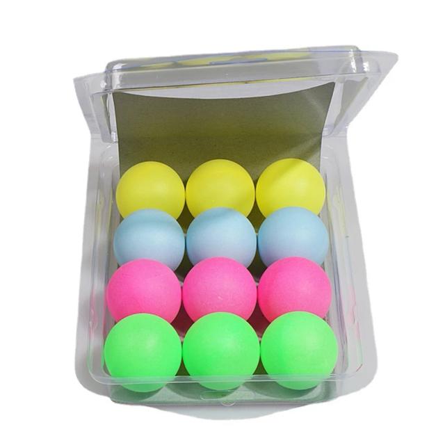 Bolas de Plástico para Tênis de Mesa - Pacote com 12 Unidades para Festas e Jogos Divertidos