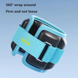 Pesos ajustáveis do pulso e pesos do tornozelo, Enhance Fitness Cuffs, personalizável para esportes - Image 1