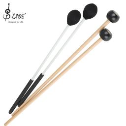 SLADE-Marimba Tambor Sticks, tambores marretas, cabeça de borracha, lã cabeça, percussão instrumento peças e acessórios, 2 pares - Image 1