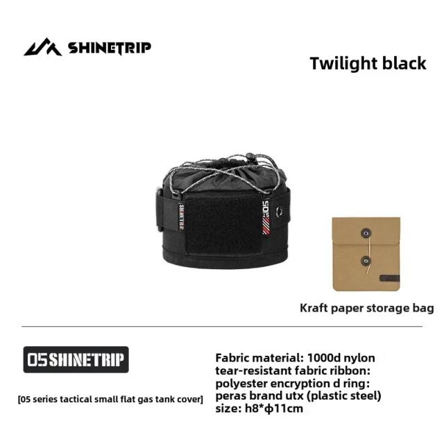 ShineTrip Capa para cilindro de gás de acampamento Anti-queda para armazenamento de cilindro de combustível