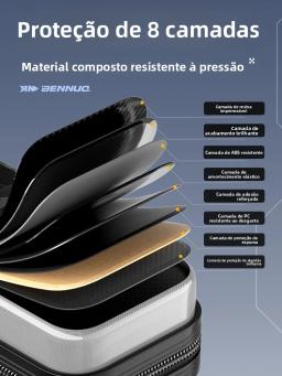 Bennu 2025 Nova Bolsa para Vara de Pesca com Casco Rígido, Estojo de Armazenamento de ande Capacidade para Equipamentos de ... - Image 2