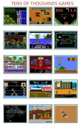 Máquina de jogo portátil X6 Retro Games Console de jogo portátil de alta definição - Image 4