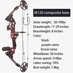 1 conjunto de tiro com arco 20-70 libra composto arco ao ar livre caça ao ar livre arco libra alongamento comprimento esportes arco - Image 2
